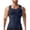Navy, variant on Men Compression Shirts Shapewear Vest Body Shaper Abs Abdomen Slim Tank Elastic Top Undershirt for Men