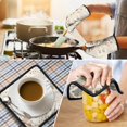 thumbnail image 4 of Pioneer Flower Floral Print Pattern Kitchen Oven Mitt and Pot Holder Sets 2 Pcs for Baking, Cooking and Grilling, Heat Resistant Up To 392 °F, 4 of 7