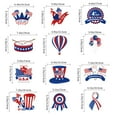 thumbnail image 3 of OutmaxHome 37 Pcs 4th of July Decorations Hanging Swirls with Americans Flag, Red White and Blue Patriotic 4th of July Party Supplies Fourth July Party Favor Independence Hanging Decorations, 3 of 6