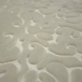 thumbnail image 4 of Oliver Brown Damask Traditional Bath Rugs, Beige/White, 20" x 32", 4 of 4