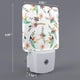 thumbnail image 2 of Balery Pretty Floral With Leaves Luz Nocturna LED con Sensor Automático, Enchufe con Sensor Crepuscular, Luz Suave de 0.5W para Dormitorio, Pasillo, Baño-UK, 2 of 7