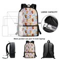 thumbnail image 6 of Uourmeti Cowboy Horse Tie Dye Print Everyday Backpack, Smooth Zippers School Bag 17 Inch Soft Skin Friendly School Backpack for Travel Shopping, 6 of 6