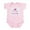 Petal Pink, variant on CafePress - Princess Brooklyn Infant Bodysuit - Baby Light Bodysuit, Size Newborn - 24 Months