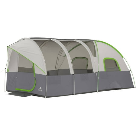 Ozark Trail 16' x 9' Modified Dome Tunnel Tent, Sleeps (Best Way To Sleep In Tent)