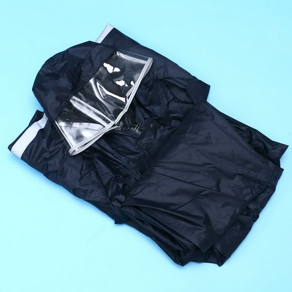 LOLIPPYY Men's Rain Jacket Rain Suits Elastic Cuffs Lightweight Style for Adults 1 Set