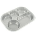 thumbnail image 6 of WSTEER Stainless Steel Divided Serving Tray with Lid, Deep Multi-Compartment Meal Prep Plate for Portion Control and Food Storage, 6 of 6
