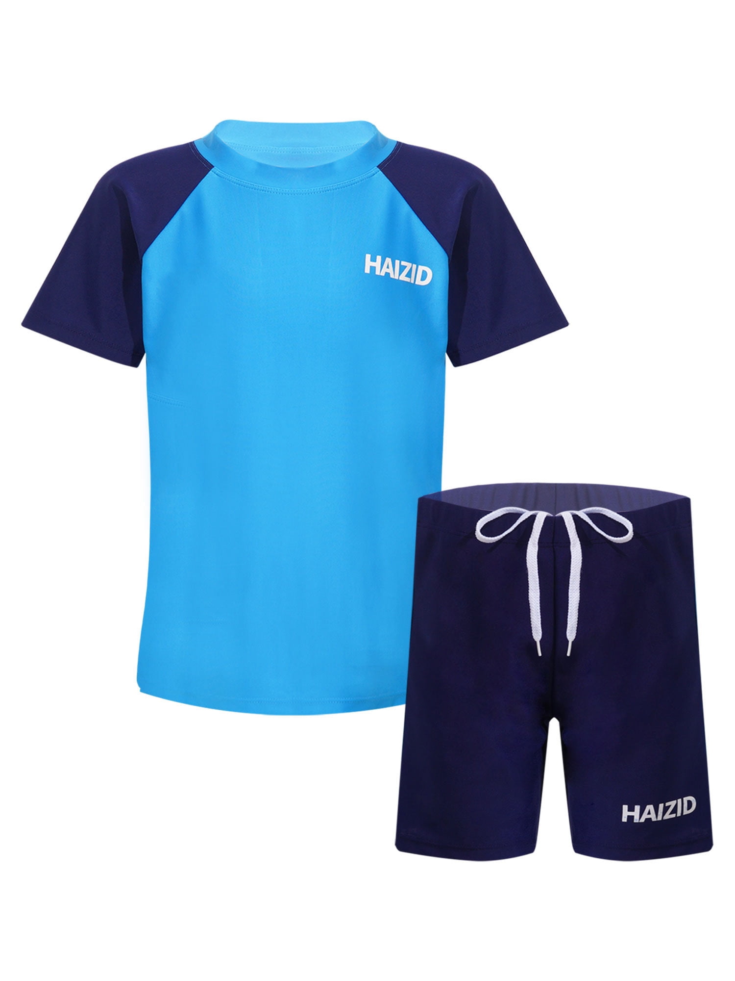 IEFIEL Kids Girls Rash Guard Set UPF 50+ Swimwear Swimming Shirt Tops