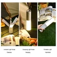 thumbnail image 3 of Lámpara de camping plegable multifuncional para exteriores, luz para tienda de campaña, pesca, senderismo, portátil, 3 of 8