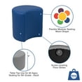 thumbnail image 3 of Flash Furniture Nicholas Soft Seating Flexible Moon for Classrooms and Common Spaces - 18" Seat Height (Blue), 3 of 12