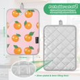 thumbnail image 6 of Yayeee Pot Holders Kitchen Heat Resistant with Pocket 7"x9.8" Cotton Oven Cooking Hot Pads, Cute Oranges, 6 of 7