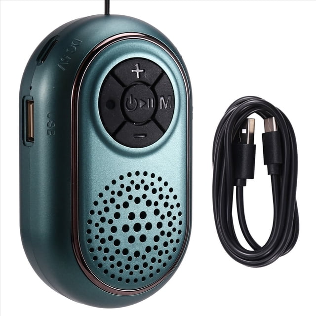 Mini Altavoz Bluetooth de Bolsillo, Barra de Sonido Estéreo Portátil con Bluetooth, Reproductor de Música MP3 Inalámbrico, Grabadora, Compatible con Radio FM y Tarjeta TF.
