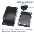 thumbnail image 4 of Caja de conexiones Zulkit de ABS IP65 impermeable 10 x 7 x 5 cm, paquete de 2, 4 of 8