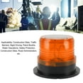 thumbnail image 3 of Solar Beacon Light, Dusk To Dawn Sensor 1200mAh Battery Solar Caution Light 8 LED Versatile  for Traffic Yellow, 3 of 7