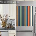 thumbnail image 3 of Yayeee Magnetic Dishwasher Cover for The Front Decoration Home Kitchen Machine Sticker Protector, Navy Blue Stripes, 3 of 6