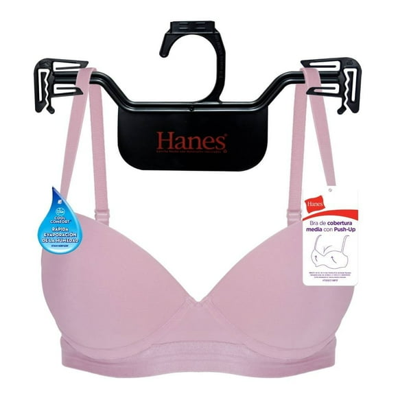 Brasier Hanes Intimates Push Up Malva Talla 34B
