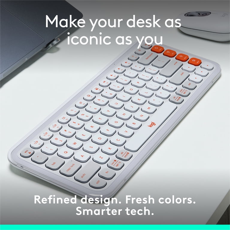 Logitech POP ICON KEYS Wireless Bluetooth Keyboard, Comfortable