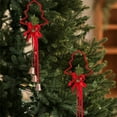 thumbnail image 1 of Iron Christmas Bell Ornament Hanging Door Handle Fireplace Window Holiday Decor, 1 of 6