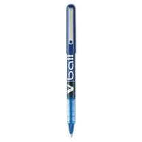 Vball Liquid Ink Roller Ball Pen, Stick, Extra-Fine 0.5 Mm, Blue Ink, Blue Barrel, Dozen