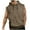 Khaki, variant on Wyobmus Mens Workout Hooded Tank Tops Sleeveless Gym Hoodies Quick Dry Muscle Fit Cut Off Shirt Bodybuilding Drawstring Hooded Shirts Black