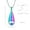 Rainbow, variant on Teardrop Keepsake Cremation Jewelry for Ashes Urn Necklace for Ashes of Loved One Memorial Heart Urn Necklace Lockets for Human Pet Ashes