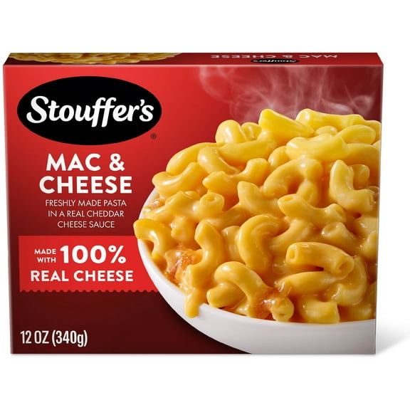 Stouffer’s Macaroni and Cheese, Single Serve, Frozen Entrees for One, Easy Frozen Dinners 12 oz