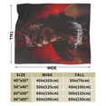 thumbnail image 2 of Rhea Ripley Blanket, Super Soft Throw Blanket, Cozy Flannel Blankets For Boys Girls, Warm Blankets For Couch Sofa Bed, 60"X50", 2 of 9