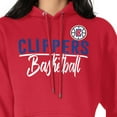 thumbnail image 3 of Women's G-III 4Her by Carl Banks Red LA Clippers Graphics Fleece Pullover Hoodie, 3 of 3