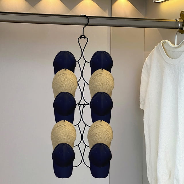 Tyidzon Hat Hangers For Closet Hat Organizer Rack Hat Racks For Baseball Caps Organizer For Baseball Caps Hanging Clothes Towels Bags Hats