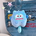thumbnail image 4 of LLavero de juguete de peluche de tigre pequeño Sanrio japonés, colgante de muñeca de peluche, monstruo de pez, Kuromi Melody Cinnamoroll, regalo de Navidad, 4 of 5