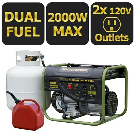 Sportsman 2000 Watt Dual Fuel Generator