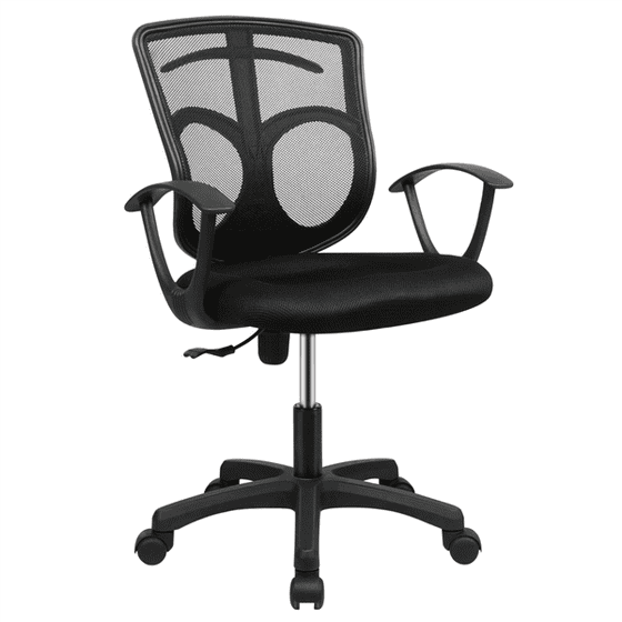 Yaheetech Adjustable Mid Back Mesh Office Chair Rolling Com