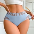 thumbnail image 3 of MEICHEN Solid High Waisted Boxer Briefs for Women Breathable Knitted Sports Panties Fashion Casual Seamless Underwear, 3 of 7