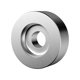 thumbnail image 1 of Adaptador de 45 RPM, adaptador de discos de vinilo, abrazadera de hoja de conversión estable, estabilizador de discos de aluminio sólido para uso, 1 of 8