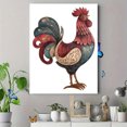 thumbnail image 4 of Vintage Rooster Metal Style Canvas Print, Farmhouse Decor for Living Room, Kitchen, Outdoor, Garden, Patio, 4 of 8