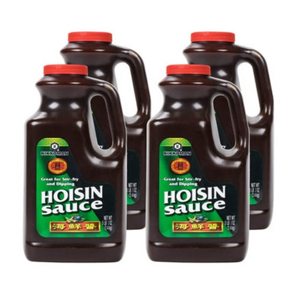 Kikkoman Sauce Hoisin Contenant de 5 lb - 4/caisse - Rehaussez Vos Plats avec une Sauce Hoisin Riche et Savoureuse