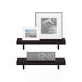 thumbnail image 6 of Furinno TANNA 22-Inch Wall Mounted Floating Display Shelves in Tobacco Set of 2, 6 of 6