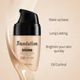 thumbnail image 3 of LAIKOU 30ml Base de cara Base líquida cobertura de larga duración corrector control de aceite Base hidratante crema maquillaje, 3 of 5