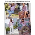 thumbnail image 6 of FEOYA Mesh Sheer Bomber Jacket Women Lightweight Cropped Fishnet Jackets Long Sleeve Zip Up Outwear With Pocket M Purple, 6 of 7