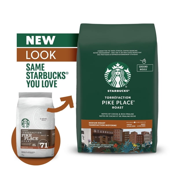 STARBUCKS® Pike Place Roast® Medium Roast Ground Coffee 793g Bag