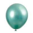 thumbnail image 5 of Latex Metallic Balloons, Blue, Green, & Silver, 11in, 6ct, 5 of 6