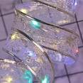 thumbnail image 3 of PENGXIANG 13FT Christmas Ribbon with 40 LED Lights Waterproof Fabric Gift Wrapping Ribbons for Outdoor, 3 of 5