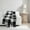 Black, variant on Kate Aurora Country Farmhouse Chic Ultra Soft Chenille Buffalo Check Plaid Throw Blanket - Assorted Colors
