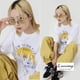 thumbnail image 5 of Gafas de sol Laurinny ovaladas estilo vintage años 90 para mujer con lentes amarillos, 5 of 8