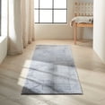 thumbnail image 4 of Nourison Orlando 2'2" X 7'6" Grey And Blue Runner Rug 099446488169, 4 of 5