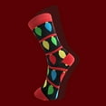 thumbnail image 4 of JZROCKER Christmas Novelty Socks Men Women Cute Light Bulb Santa Patterned Holiday Socks, 4 of 11