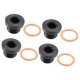 thumbnail image 1 of Ofertas Únicas 4 Pcs Tornillo de Tapón de Drenaje de Aceite de Motor de Acero M18x1.5 con Junta para BMW 545i 550i 650i para Mazda 3 5 6 Negro, 1 of 7