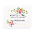 thumbnail image 2 of Scripture Walls Jeremiah 33:3 Call to Me Bible Verse Canvas Christian Wall Art Ready to Hang Unframed, 2 of 13