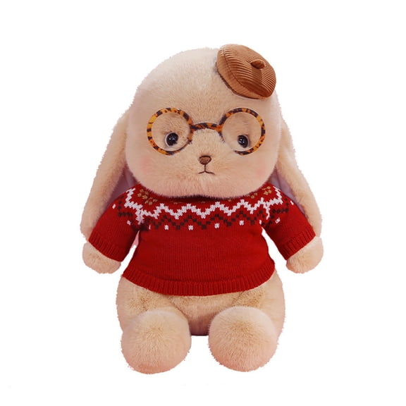 Cuddle And Kind Dolls 13.78" Bunny Plushies Soft Bunny Stuffed Animal Rabbit Stuffed Animal Stuffed Bunny Cute Long-eared Plush Toy Pillow/ornament, Comforting Stuffed Animal.