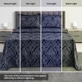 thumbnail image 5 of Lux Decor King Size Bed Sheets Set 6 Piece - Soft Brushed Microfiber Sheets & Pillowcases, 16-Inch Deep Pocket Fitted Sheet, Hotel Luxury - Black, 5 of 8