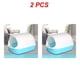 thumbnail image 1 of 1/2PCS Plastic With Spoon Cat Excrement Basin Front Lift Cover Pet Litter Box Clean Basin Pet Bedpan Toilet Pets Supplies Splash ShopWise Round, 1 of 16